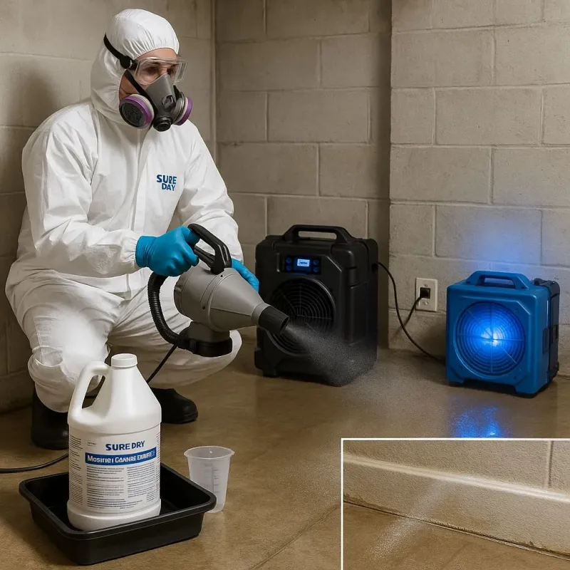 Sanitization and Odor Removal process in Mercerville-Hamilton Square, NJ